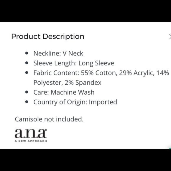 A.n.a. V-Neck High Low Sweater Catalina Hot Pink - Picture 14 of 14